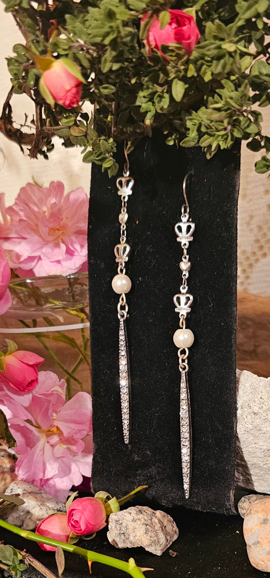 Crowned with Pearls Earrings